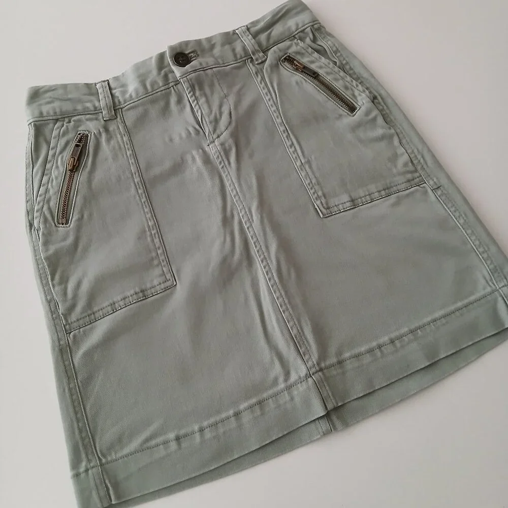 Old Navy -  Light Olive/ Army Green Cargo Mini Skirt  - size 0